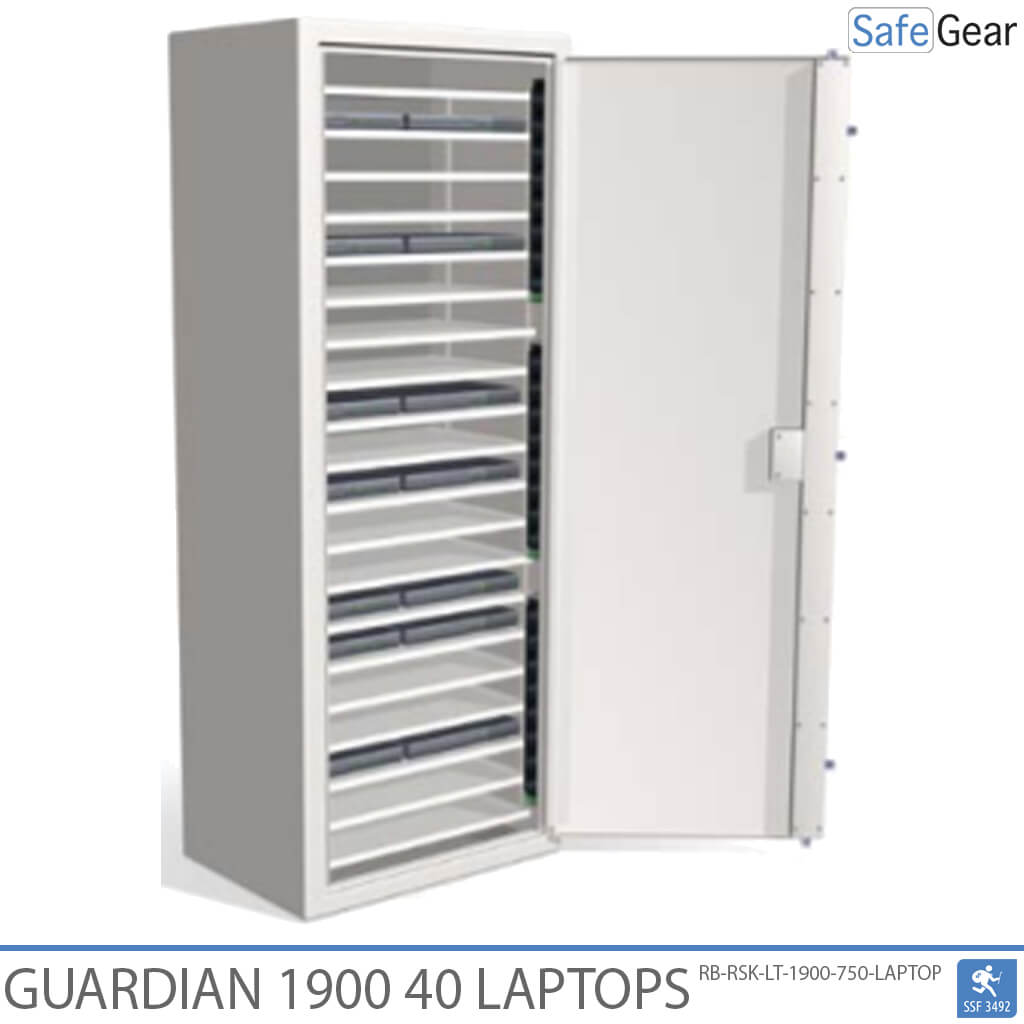 Guardian 1900 – 40 laptop töltési lehetőséggel – Betörésállósági vizsgálat SSF 3492