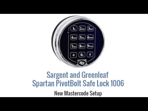 Sargent and Greenleaf Spartan 1006 – CSAK KEYPAD