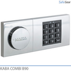 Kaba Combi B90 kombinációs zár széfhez, vésznyitó kulccsal