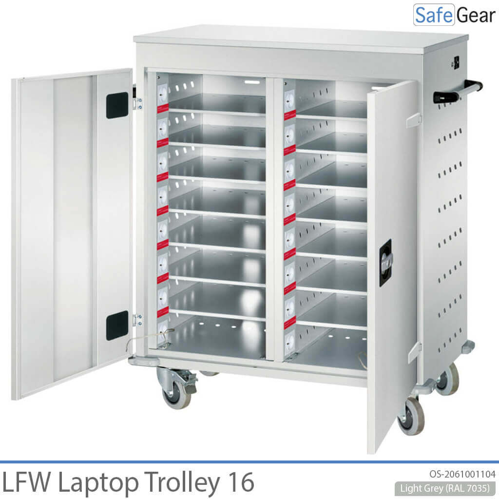 LFW laptoptroli - 16 töltő laptophoz
