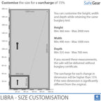 Libra 40 – Biztonsági széf (180 liter) – Betörésállósági teszt: 0. fokozat