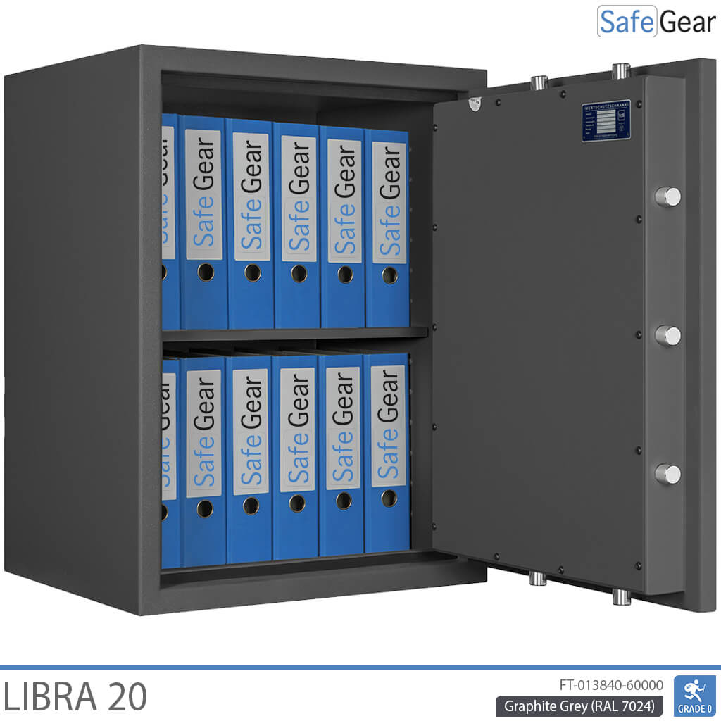 Libra 20 – Biztonsági széf (142 liter) – Betörésvizsgálati 0. fokozat