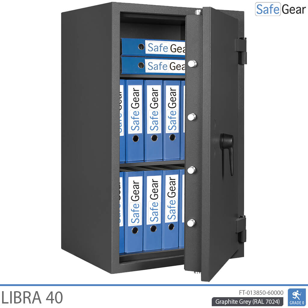 Libra 40 – Biztonsági széf (180 liter) – Betörésállósági teszt: 0. fokozat