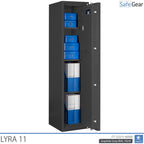 Lyra 11 – biztonsági Széf (125 liter) – betörésállósági teszt Fokozat 0