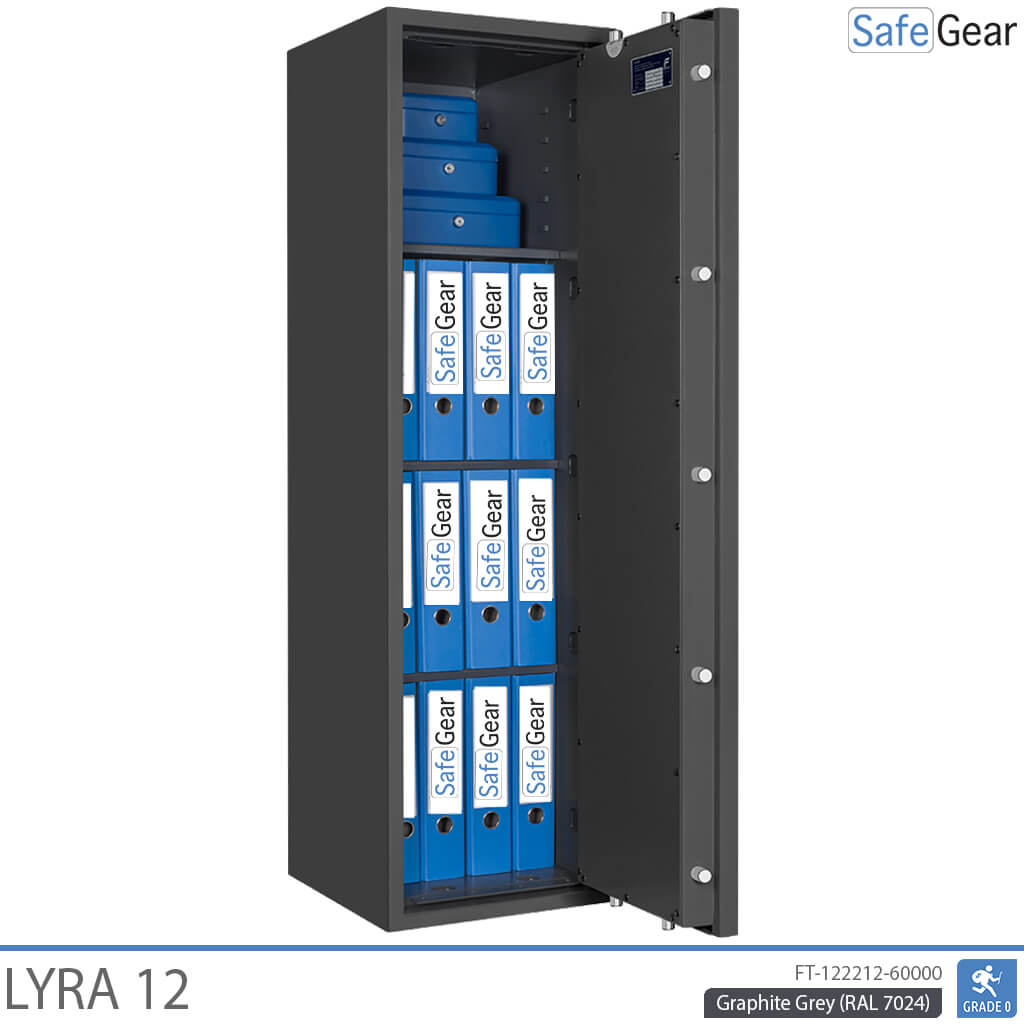 Lyra 12 – biztonsági Széf (154 liter) – betörésállósági teszt Fokozat 0