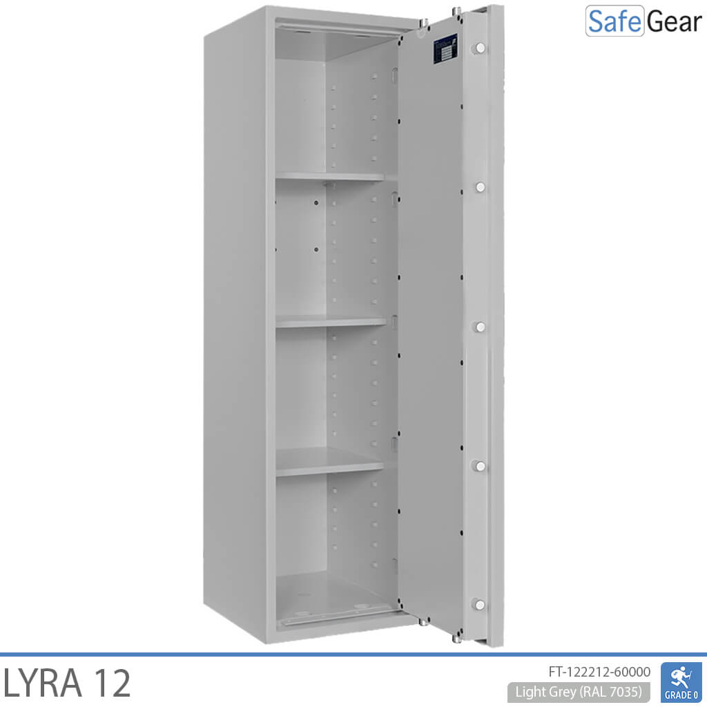 Lyra 12 – biztonsági Széf (154 liter) – betörésállósági teszt Fokozat 0