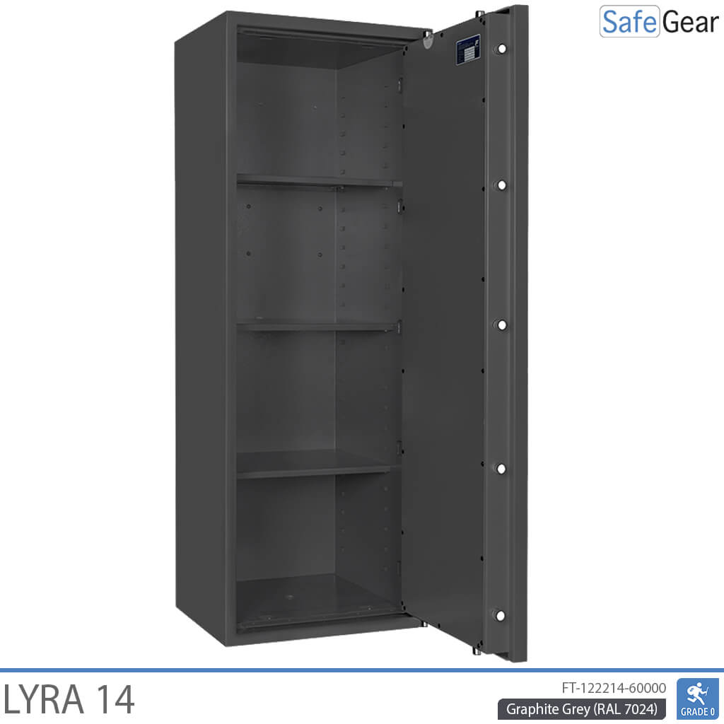 Lyra 14 – biztonsági Széf (165 liter) – betörésállósági teszt Fokozat 0