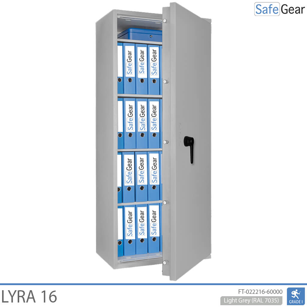Lyra 16 – biztonsági Széf (251 liter) – betörésállósági teszt Fokozat 1