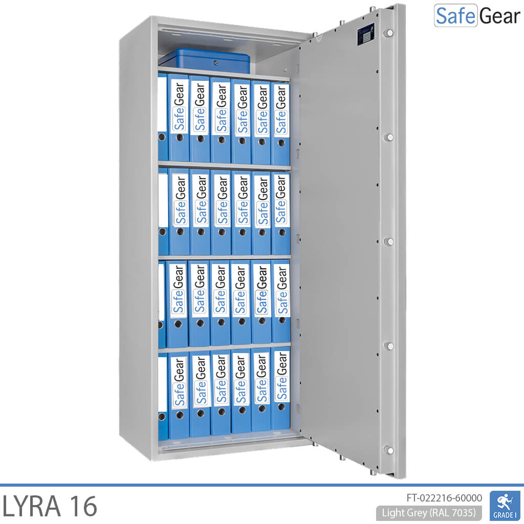 Lyra 16 – biztonsági Széf (251 liter) – betörésállósági teszt Fokozat 1