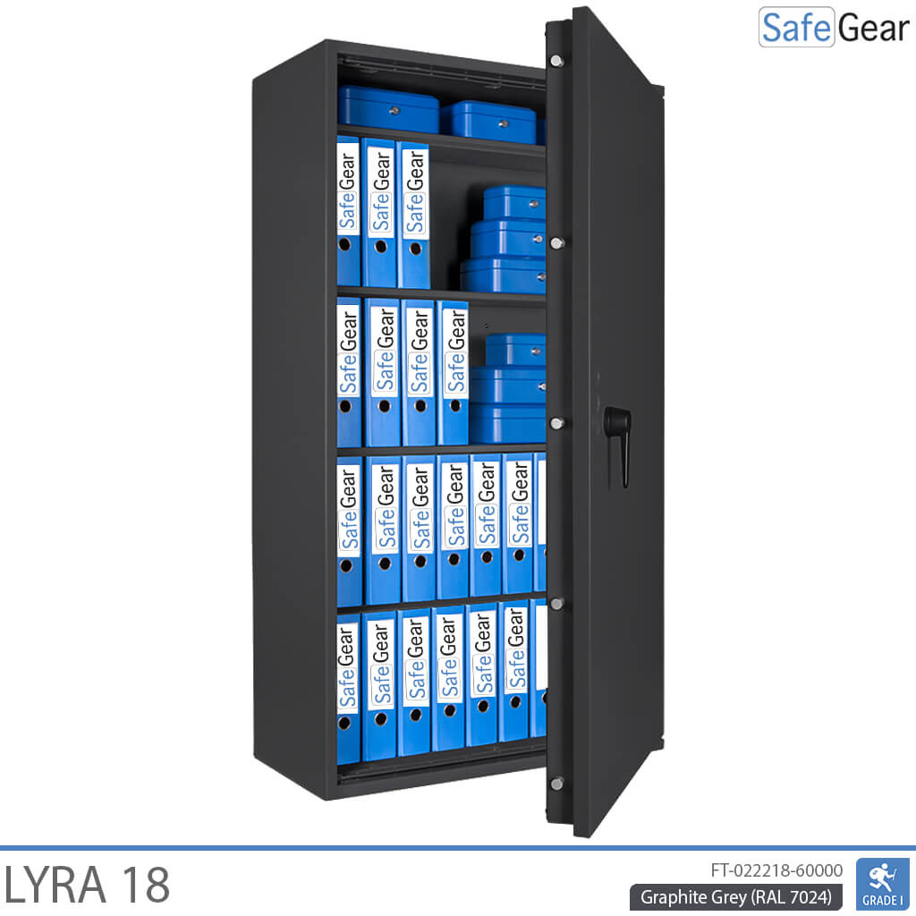 Lyra 18 – biztonsági Széf (341 liter) – betörésállósági teszt Fokozat 1