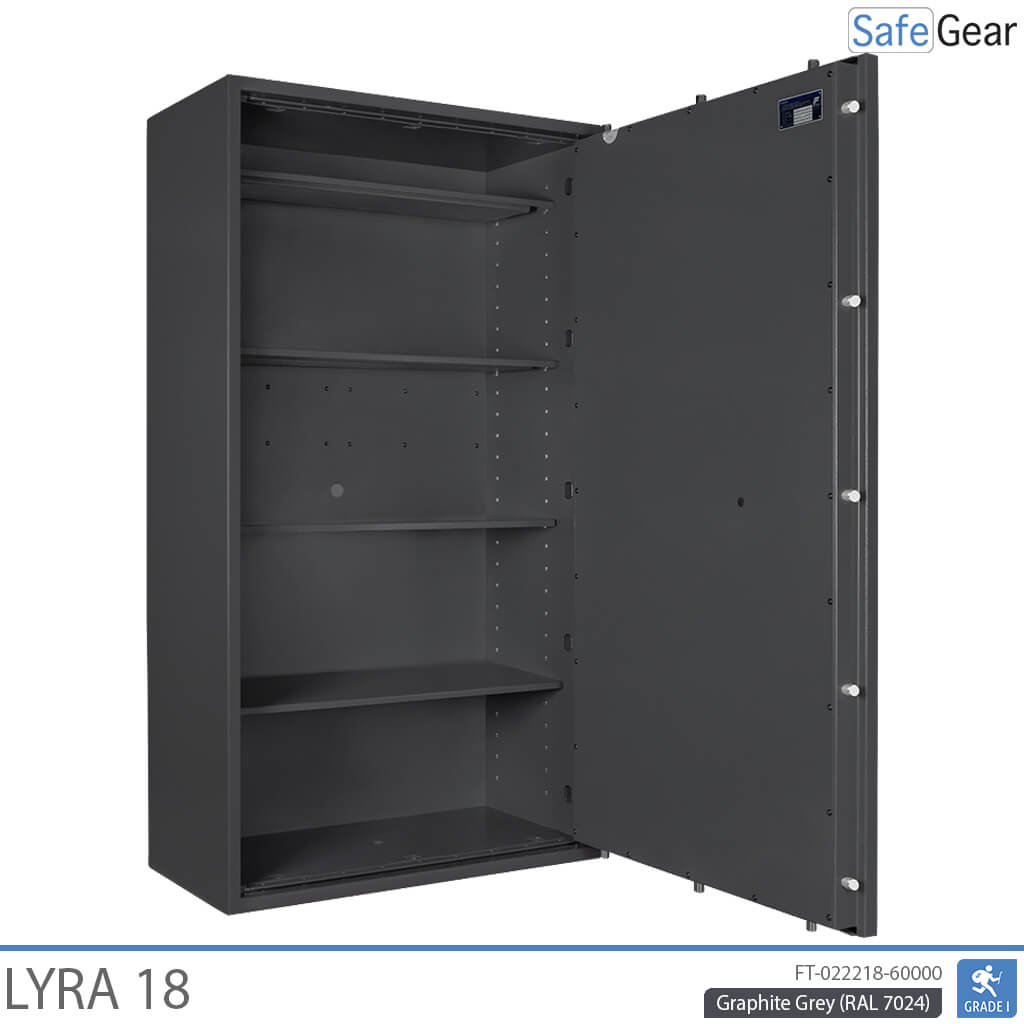 Lyra 18 – biztonsági Széf (341 liter) – betörésállósági teszt Fokozat 1
