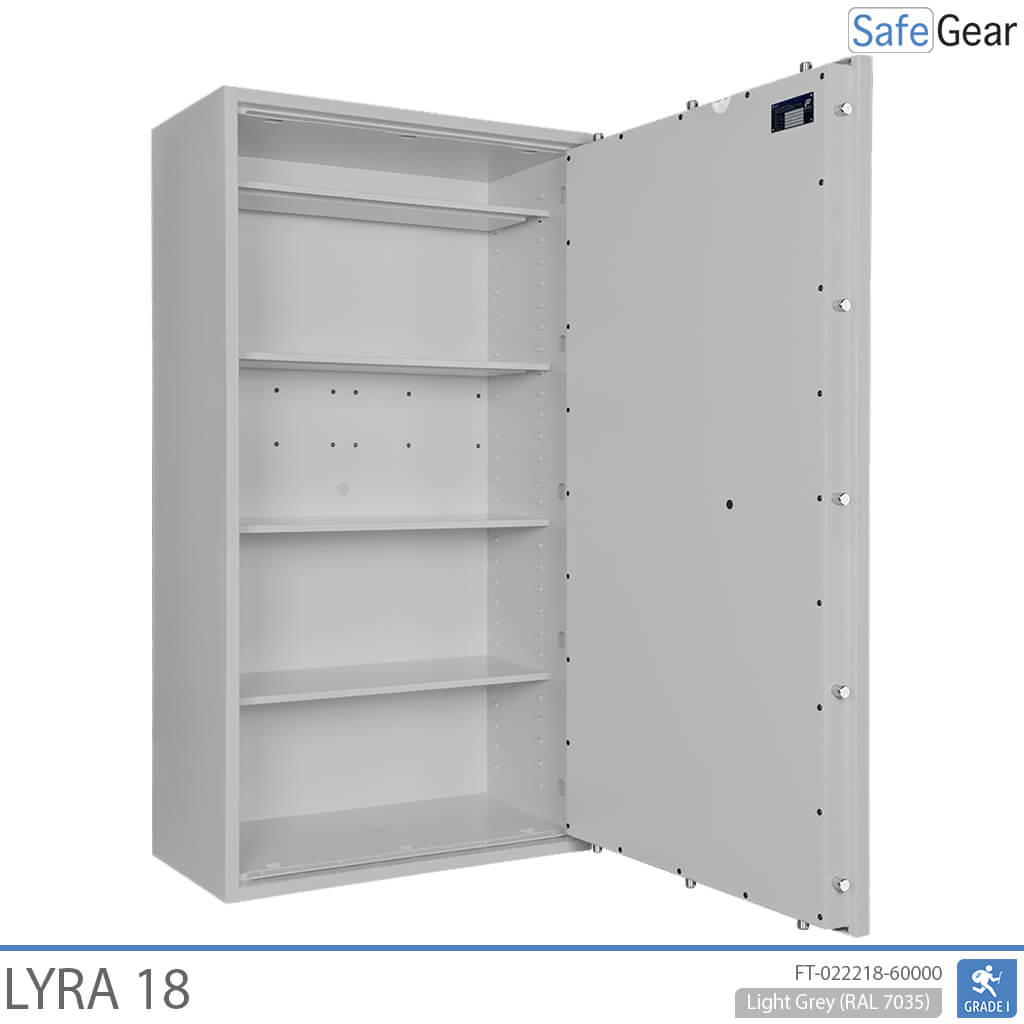Lyra 18 – biztonsági Széf (341 liter) – betörésállósági teszt Fokozat 1