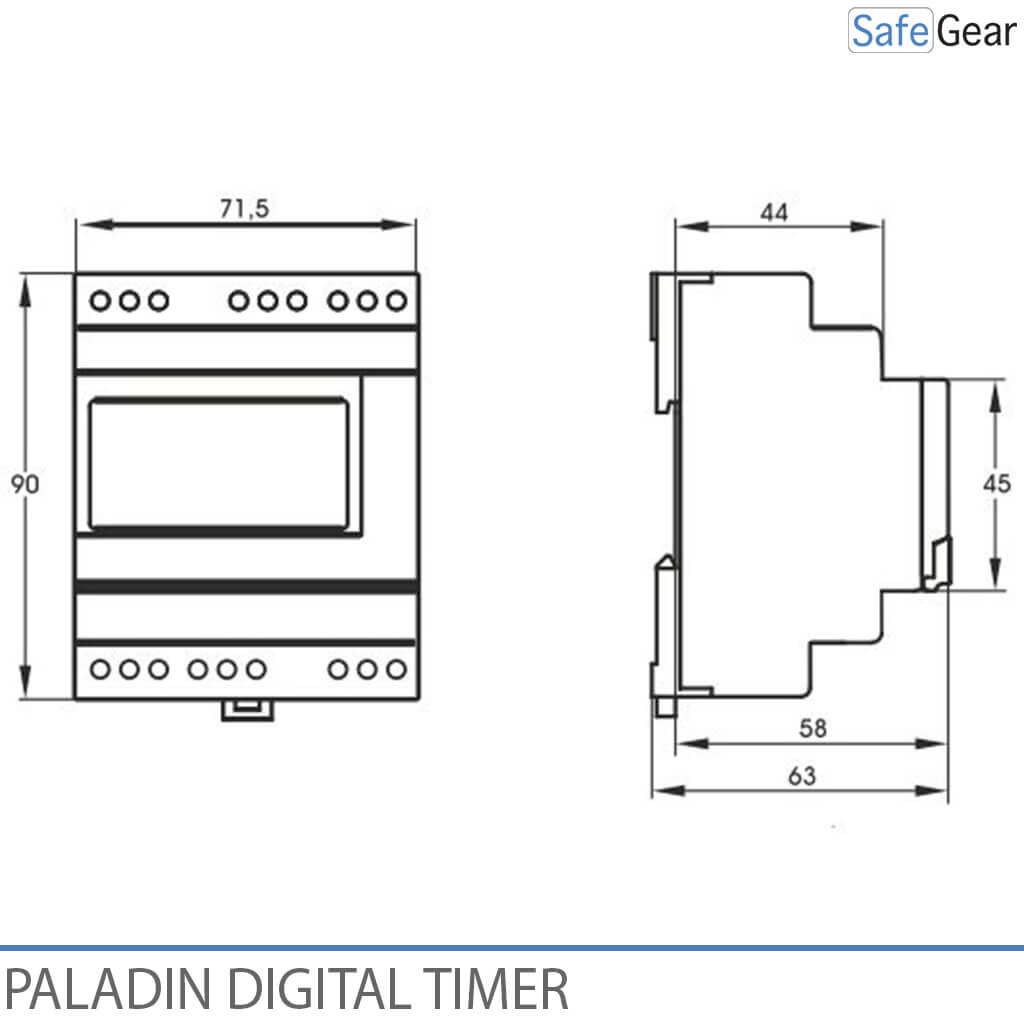 Digitális óraidőzítő csengőkhöz, iskolákba és ipari használatra - Bluetooth - éves óra - 1 csatorna