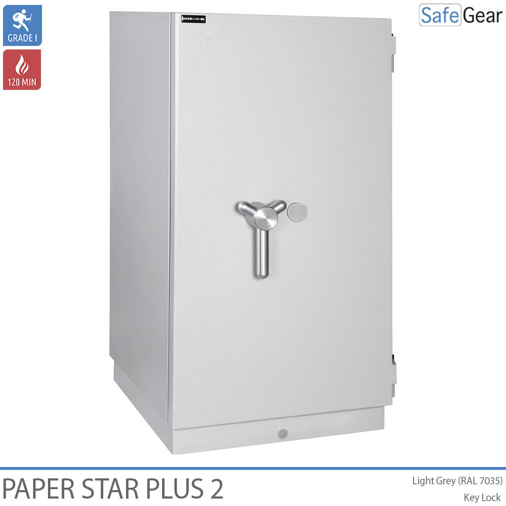 Paper Star Plus 2 Tűzálló Szekrény (141 L) - Betörésvizsgálati Fokozat I / Tűzállósági vizsgálat 120 min