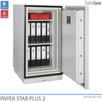 Paper Star Plus 1 Tűzálló Szekrény (115 L) - Betörésvizsgálati Fokozat I / Tűzállósági vizsgálat 120 min