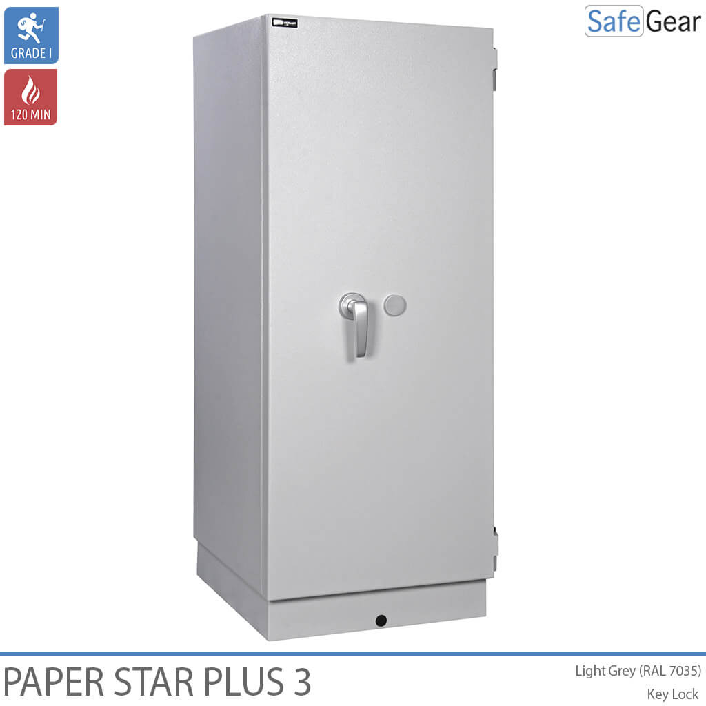 Paper Star Plus 3 Tűzálló Szekrény (196 L) - Betörésvizsgálati Fokozat I / Tűzállósági vizsgálat 120 min