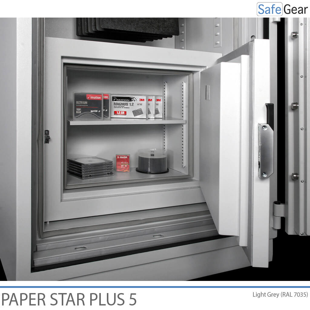 Paper Star Plus 5 Tűzálló Szekrény (560 L) - Betörésvizsgálati Fokozat I / Tűzállósági vizsgálat 120 min