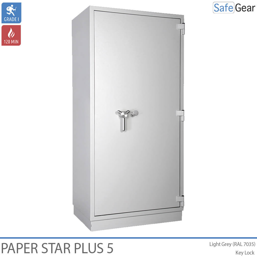 Paper Star Plus 5 Tűzálló Szekrény (560 L) - Betörésvizsgálati Fokozat I / Tűzállósági vizsgálat 120 min