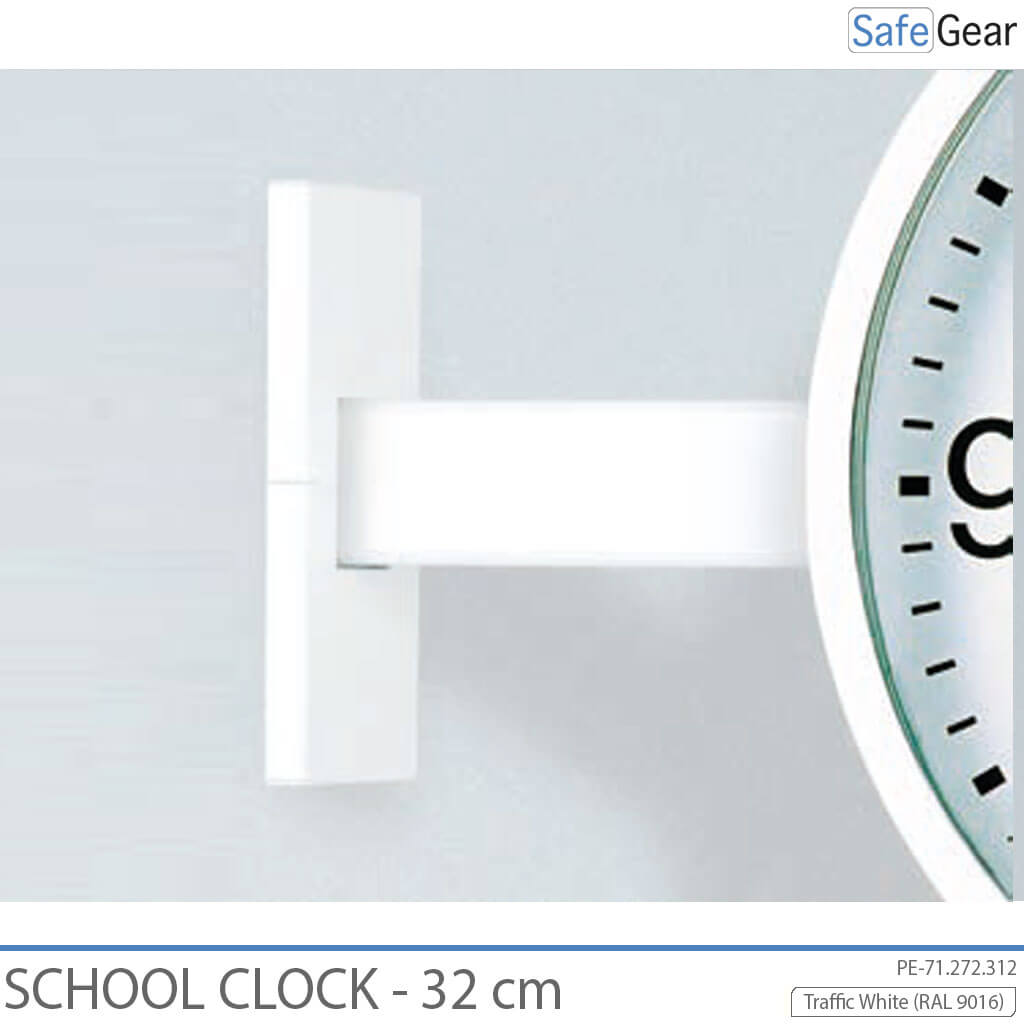 Analóg Iskolai Óra – beltéri – kerek – 32 cm