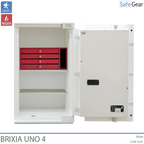 Brixia Uno 4 Pengeskab (88L) - Indbrudstest Grade I