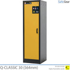 Q-CLASSIC 30 – 3 polc (380 L) / 30 percig tűzálló