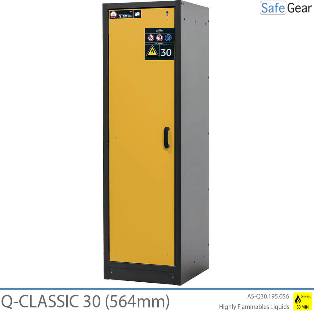 Q-CLASSIC 30 – 3 polc (380 L) / 30 percig tűzálló