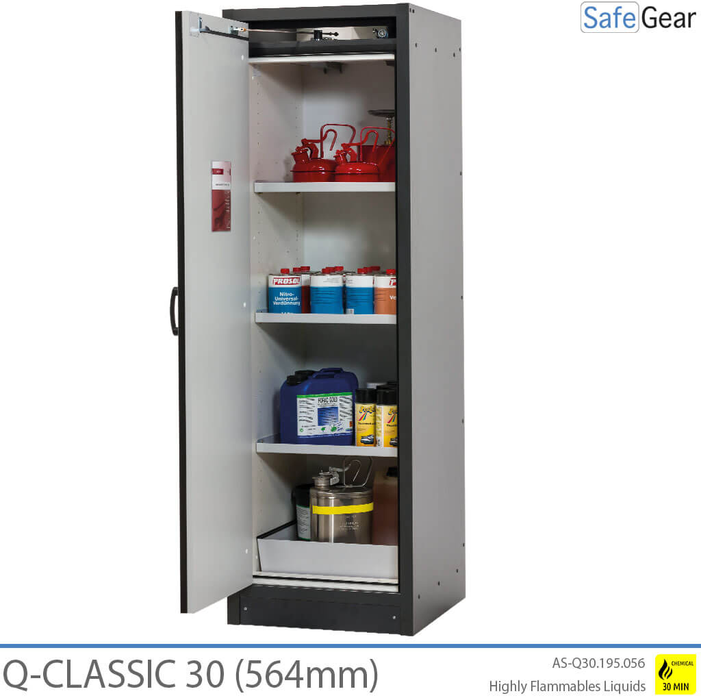 Q-CLASSIC 30 – 3 polc (380 L) / 30 percig tűzálló
