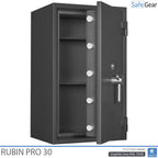 Rubin Pro 30 - biztonsági széf (145 liter) - Fokozat 3 szerinti betörésállósági vizsgálat