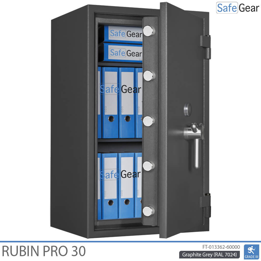 Rubin Pro 30 - biztonsági széf (145 liter) - Fokozat 3 szerinti betörésállósági vizsgálat
