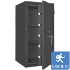 Rubin Pro 45 T – Biztonsági széf (265 liter) – Betörésállósági vizsgálat: Fokozat 3