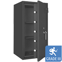 Rubin Pro 45 T – Biztonsági széf (265 liter) – Betörésállósági vizsgálat: Fokozat 3