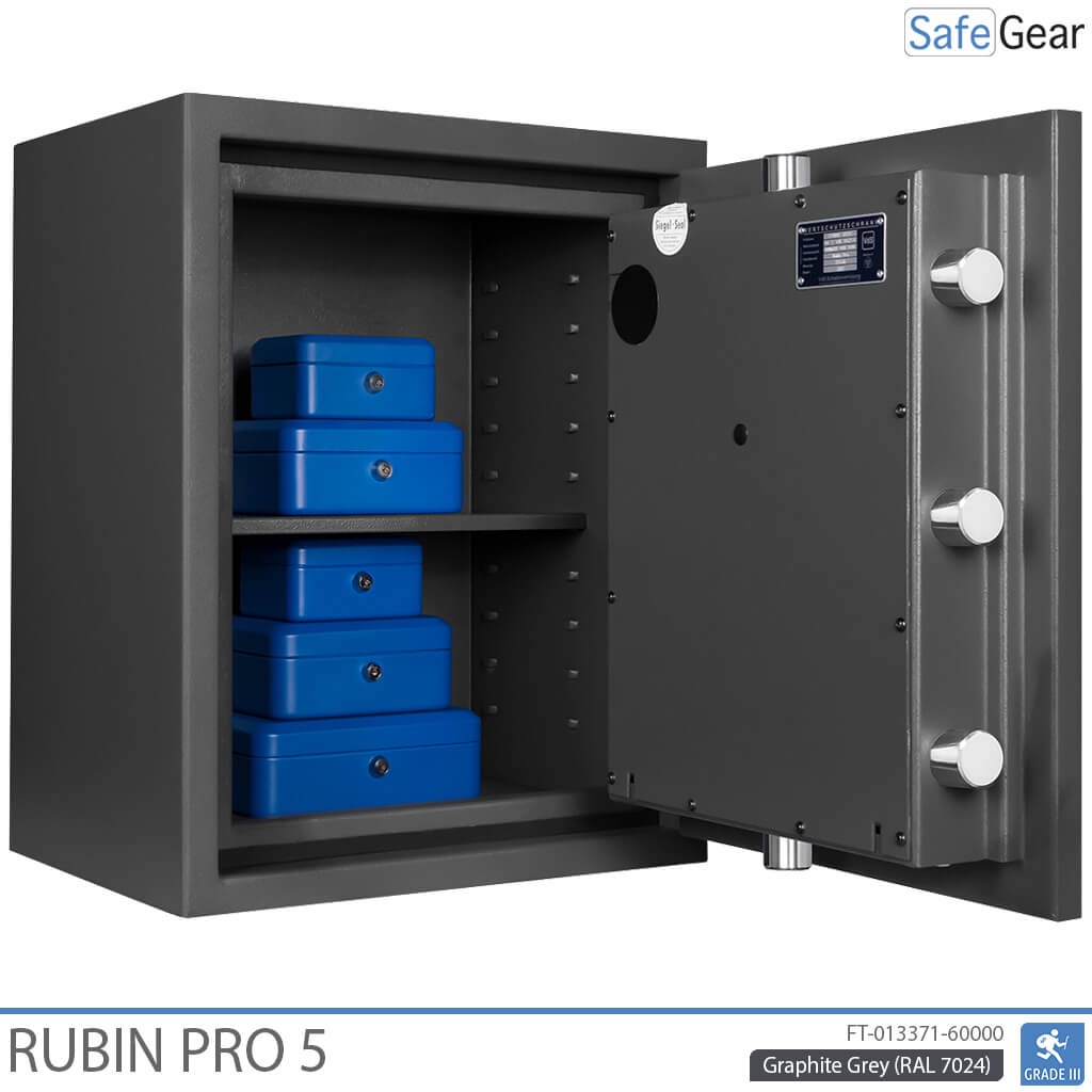 Rubin Pro 5 – Biztonsági széf (57 liter) – Betörésállósági vizsgálat: Fokozat 3