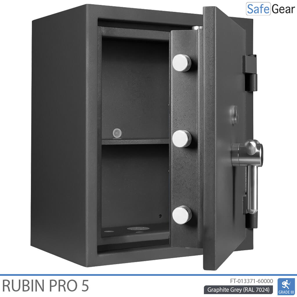 Rubin Pro 5 – Biztonsági széf (57 liter) – Betörésállósági vizsgálat: Fokozat 3