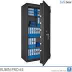 Rubin Pro 65 - biztonsági széf (458 liter) - Fokozat 3 szerinti betörésállósági vizsgálat