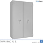 Topas Pro 70 Z Széf (781 L) – Betörésvédelmi Fokozat II
