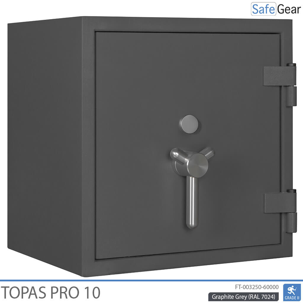 Topas Pro 10 Széf (90 L) – Betörésvédelmi teszt Fokozat II