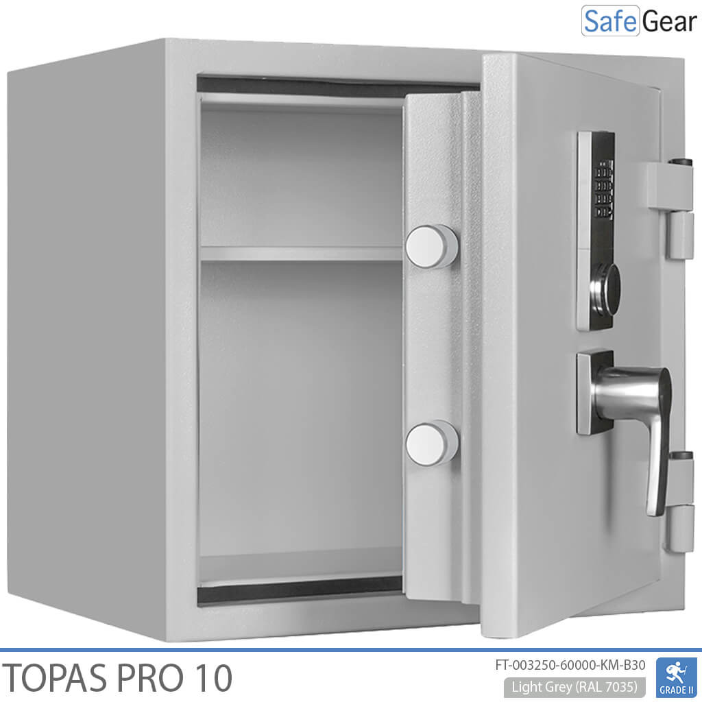 Topas Pro 10 Széf (90 L) – Betörésvédelmi teszt Fokozat II