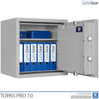 Topas Pro 10 Széf (90 L) – Betörésvédelmi teszt Fokozat II