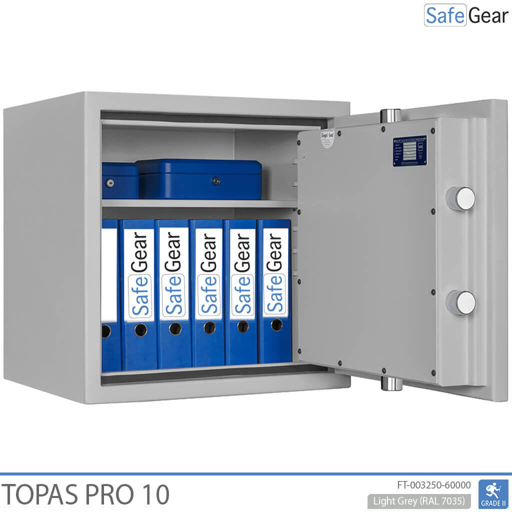 Topas Pro 10 Széf (90 L) – Betörésvédelmi teszt Fokozat II
