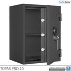 Topas Pro 20 Széf (125 L) – Betörésállósági teszt Fokozat II