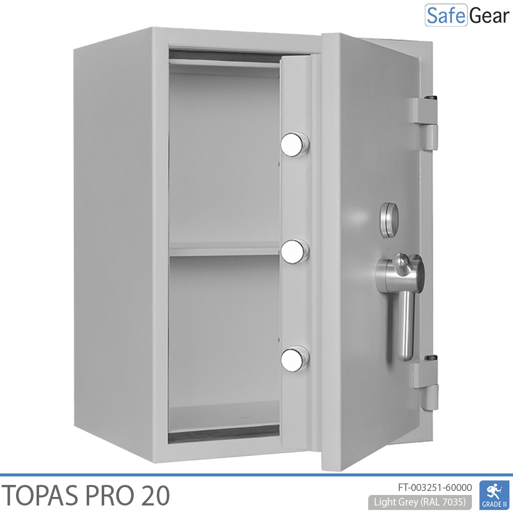 Topas Pro 20 Széf (125 L) – Betörésállósági teszt Fokozat II