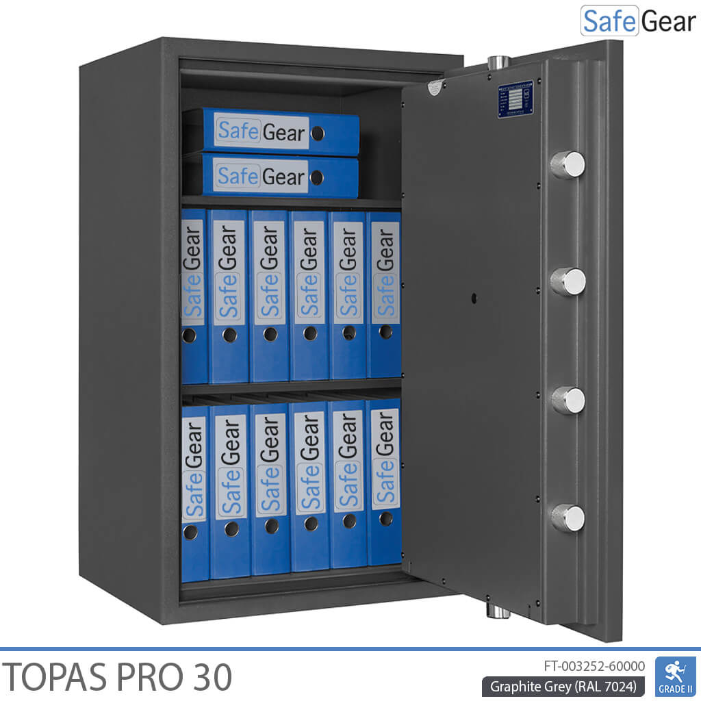 Topas Pro 30 Széf (159 L) – Betörésállósági teszt Fokozat II