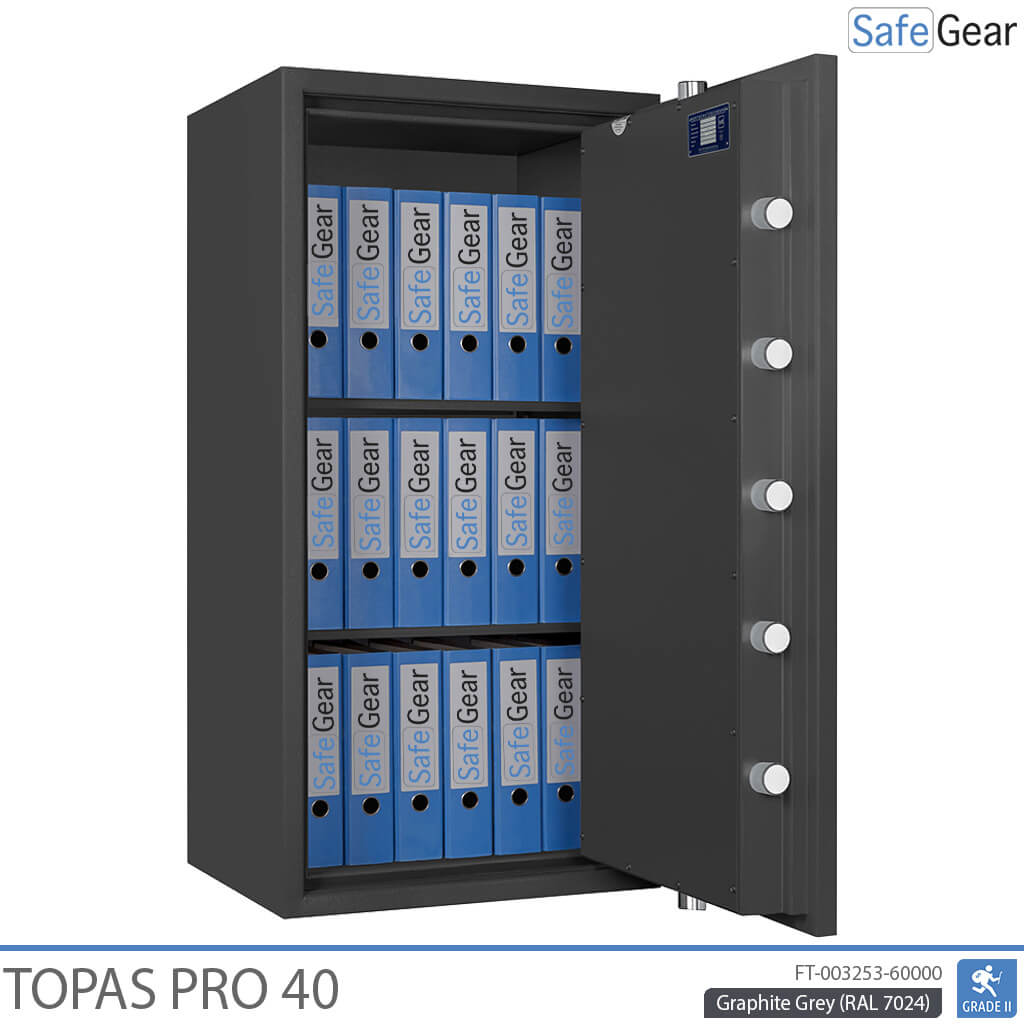 Topas Pro 40 Széf (194 L) – Betörésállósági teszt Fokozat II
