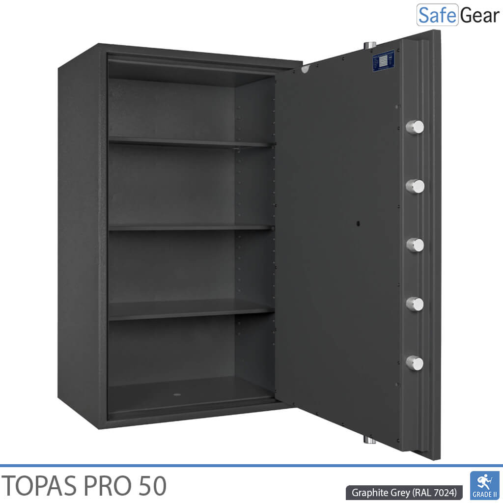 Topas Pro 50 Széf (389 L) – Betörésállósági teszt Fokozat II