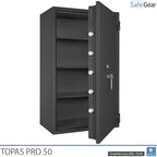 Topas Pro 50 Széf (389 L) – Betörésállósági teszt Fokozat II