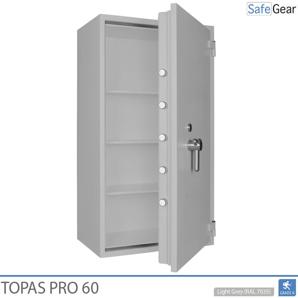 Topas Pro 60 széf (433 L) – betörésállósági vizsgálati fokozat: II