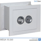 Wega 10-260 fali széf (12 l) - Fokozat I szerinti betörésállósági vizsgálat