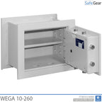 Wega 10-260 fali széf (12 l) - Fokozat I szerinti betörésállósági vizsgálat