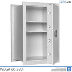 Wega 60-380 fali széf (73 l) - Fokozat I szerinti betörésállósági vizsgálat