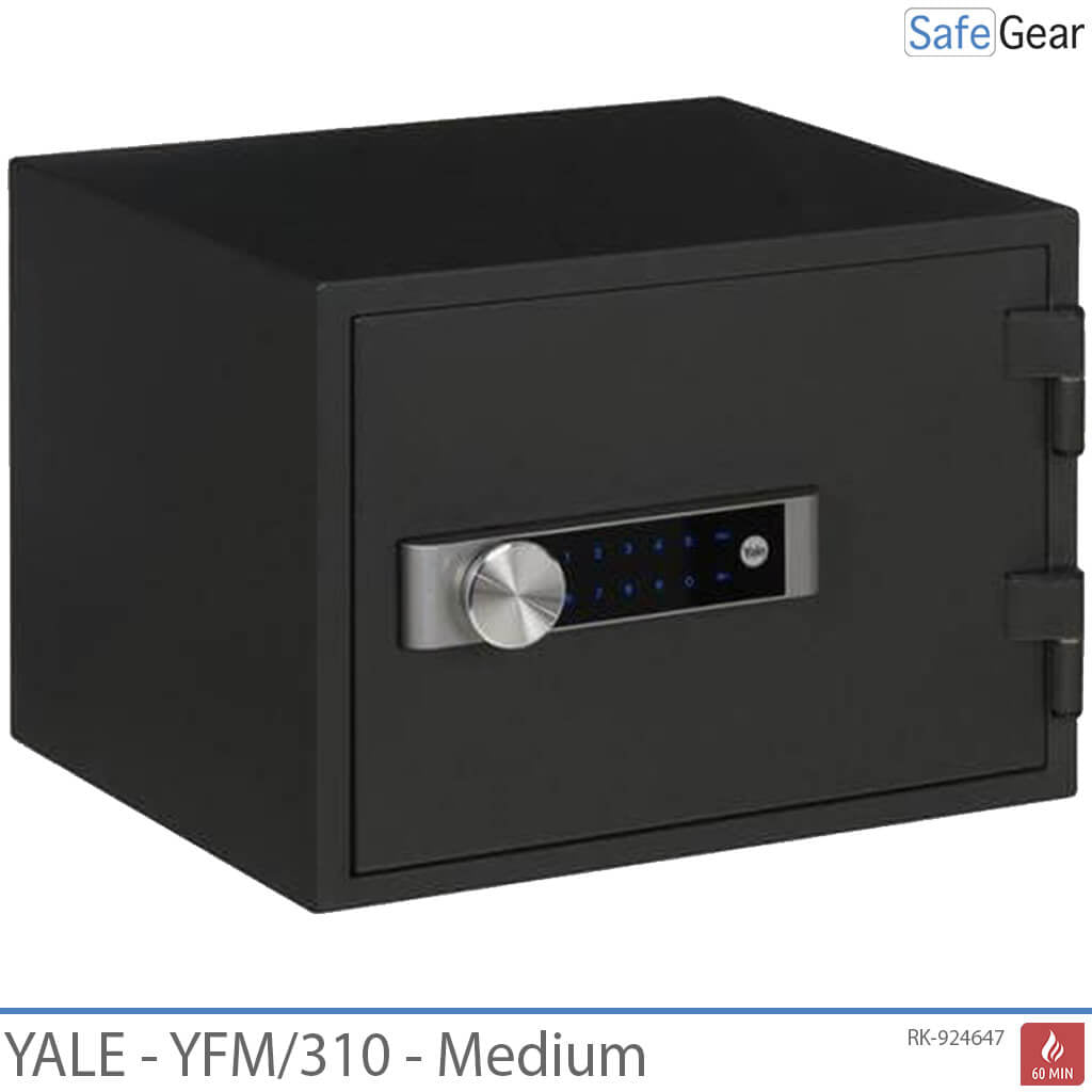 Yale YFM310 tűzálló (16 l) közepes méretű széfek – Tűzvédelem 60